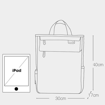 Dollcini Fekete Baba Hátizsák – Vízhatlan, Nagy Kapacitású Pelenkázó