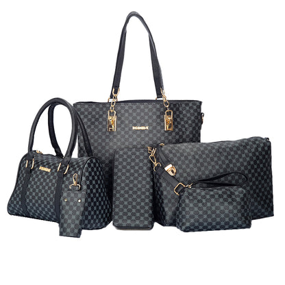 Dollcini Női Kézitáska Szett – 6 db-os Elegáns Műbőr Táska Szett