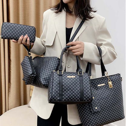 Dollcini Női Kézitáska Szett – 6 db-os Elegáns Műbőr Táska Szett