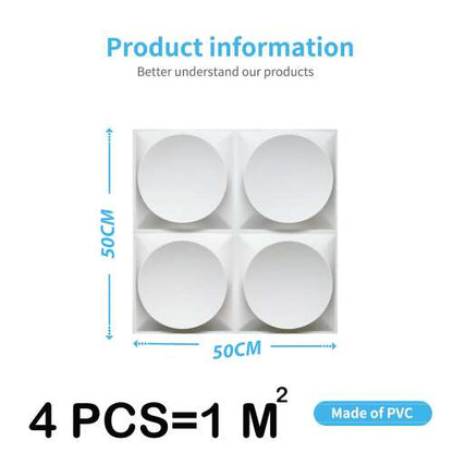 Dollcini Otthon 3D PVC Falpanel – Modern Geometrikus Mintás Dekoráció