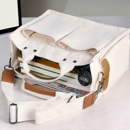 Dollcini Pamutvászon Válltáska – Könnyű és Tartós, Több Zsebbel