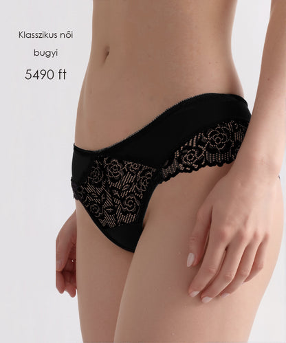 Dollcini,Klasszikus Női Bugyi ,Brazil Női Bugyi,Női Csipkés Bugyi – 95% Pamut+Spandex, Többszínű, 6 db-os Csomag