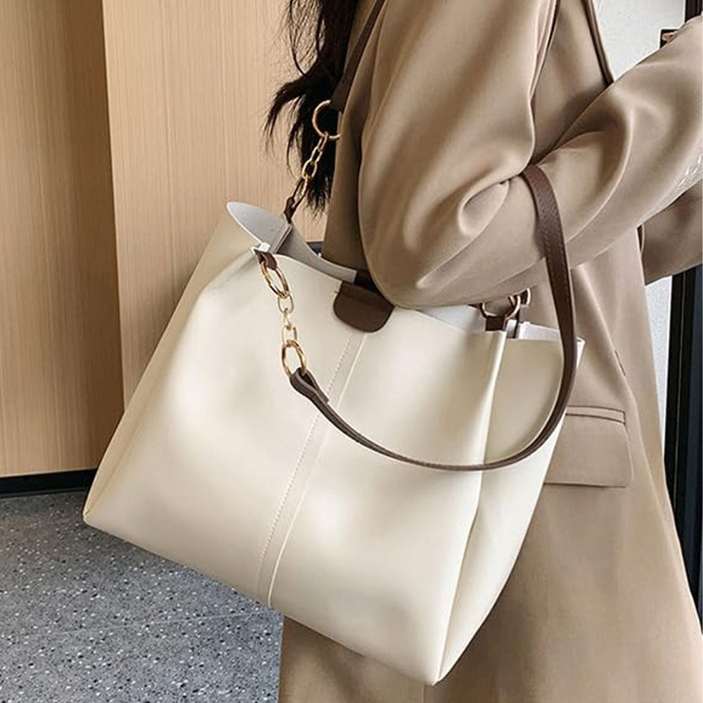 Dollcini Elegáns Kézitáska Szett – Stílusos Műbőr Válltáska