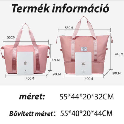 Dollcini Bővíthető Vízálló Utazótáska – Összecsukható, Több Színben