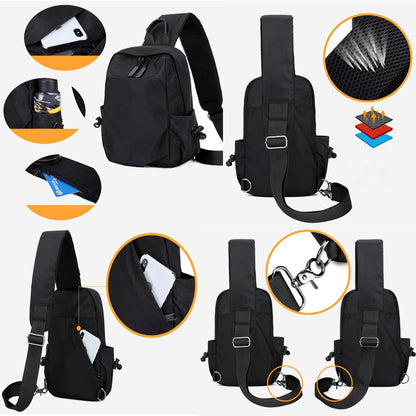 Dollcini Divatos Férfi Melltáska – Víz- és Karcálló, Praktikus