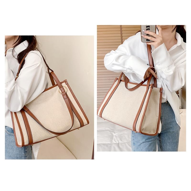 Dollcini Női Vászon Hordtáska – Alkalmi Cipzáras Válltáska Utazáshoz