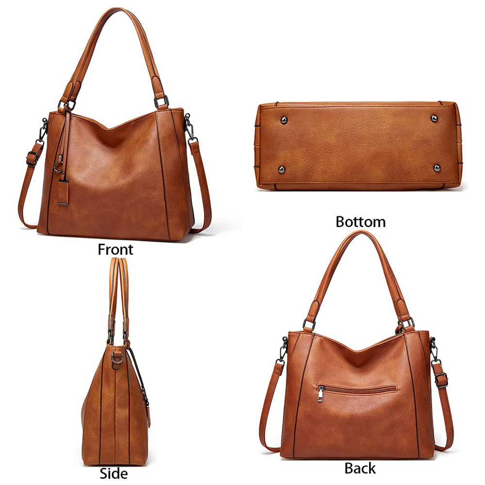 Dollcini Elegáns Női Válltáska – Nagyméretű Műbőr Kézitáska