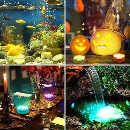 Dollcini Otthon Medence Lámpa – 4 db-os, Vízálló Hangulatfény