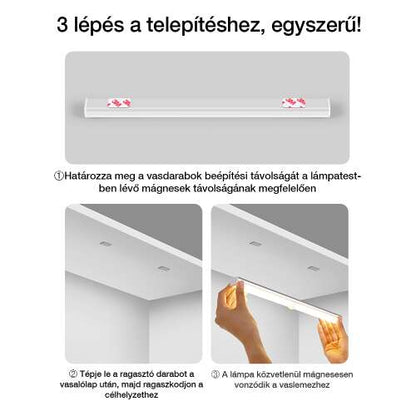 Dollcini Otthon Smart LED Lámpa – Mozgásérzékelős, Hideg Fény