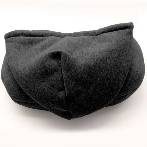 Dollcini Otthon Utazó Nyakpárna Sapkával – Fekete