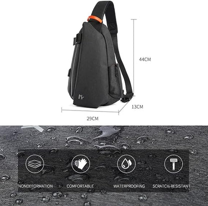 Dollcini Sport Válltáska – USB Porttal, Vízálló, Uniszex