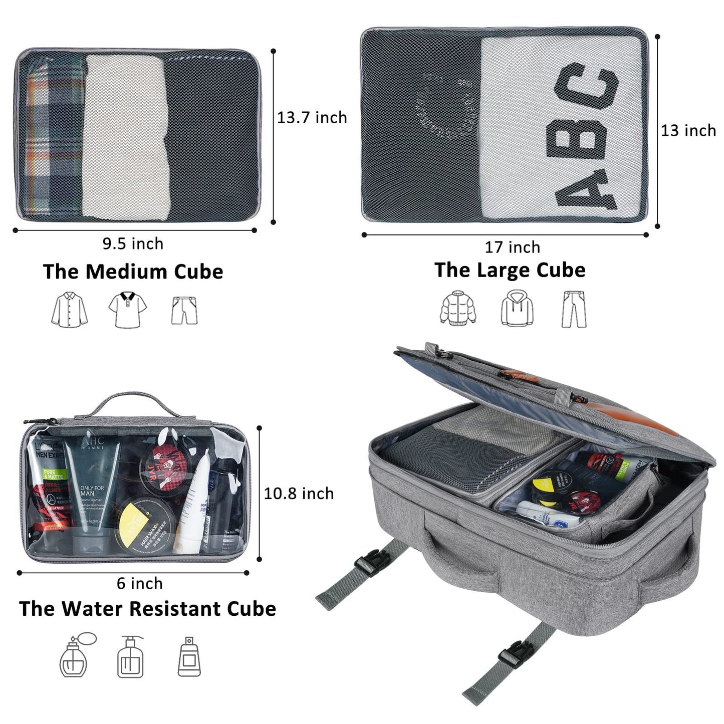 Dollcini Bővíthető Utazó Hátizsák – Minimalista, Repülőkompatibilis