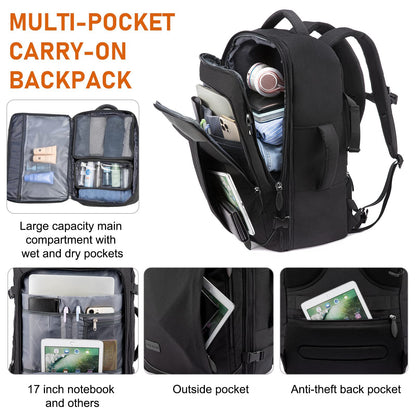 Dollcini Bővíthető Utazó Hátizsák – Minimalista, Repülőkompatibilis