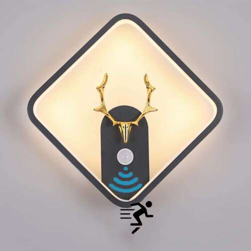 Dollcini Otthon Modern LED Fali Lámpa – Mozgásérzékelős, Dekor