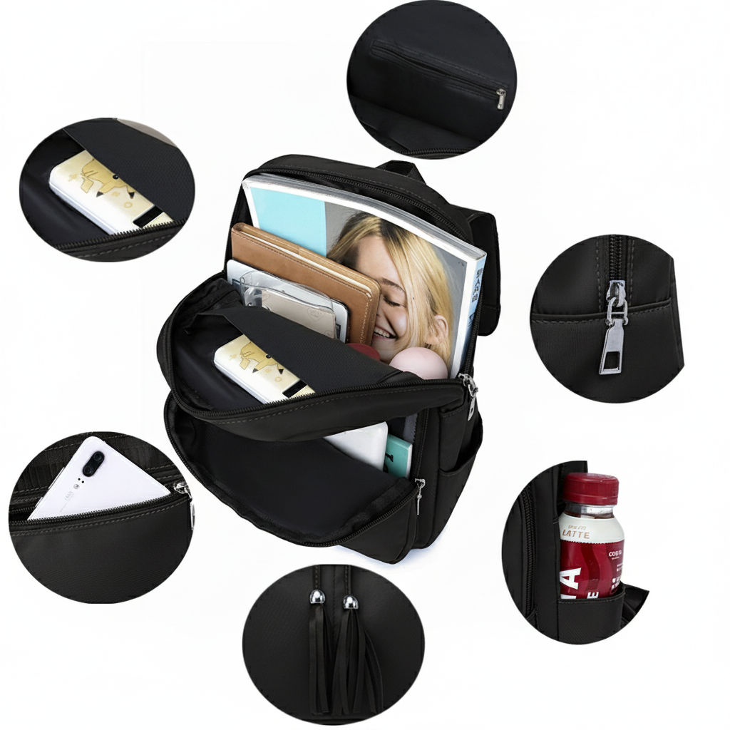 Dollcini Női Divatos Hátizsák – Elegáns és Praktikus, Vízálló