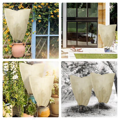 Dollcini Otthon Fagyvédő Növényzsák – Vastagított, Szélálló, Fehér