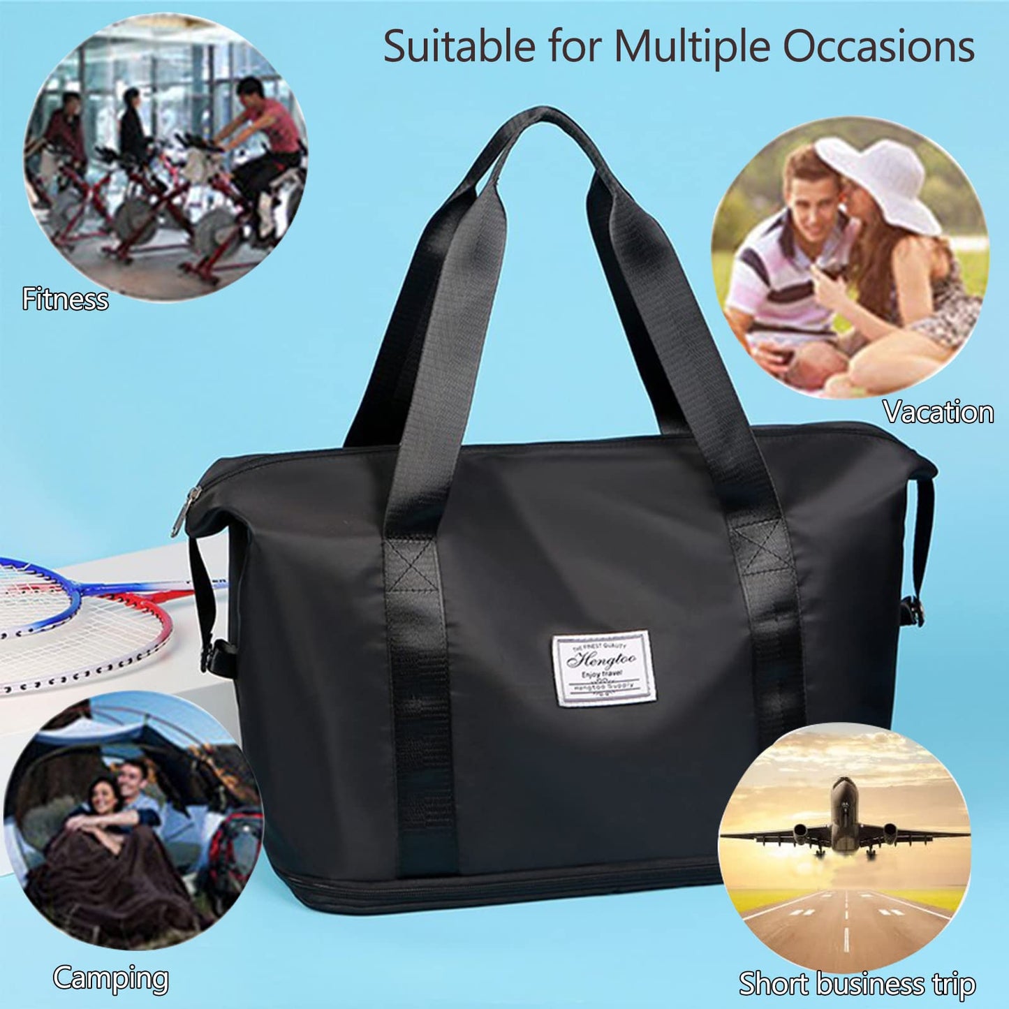 Dollcini Bővíthető Vízálló Utazótáska – Összecsukható, Több Színben