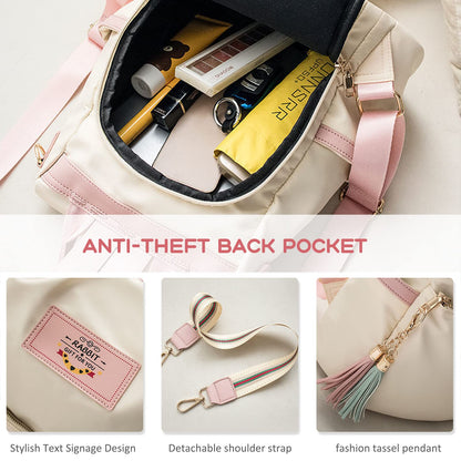 Dollcini Lányka Iskolatáska – Vízálló, Több Színben