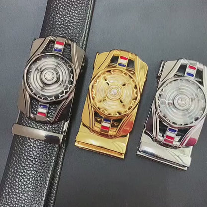 Dollcini Prémium Férfi Öv Automata Csatttal – 120 cm, Díszdobozban