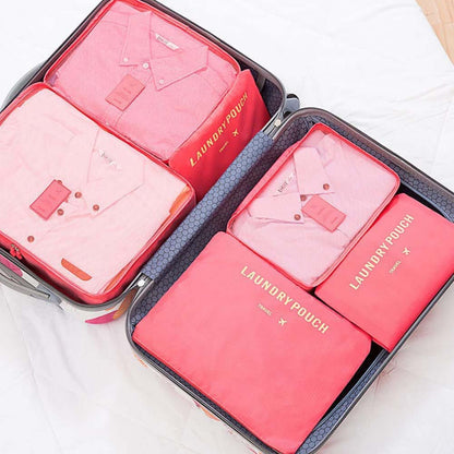 Dollcini 6 Darabos Bőröndrendszerező Szett – Vízálló, Utazáshoz