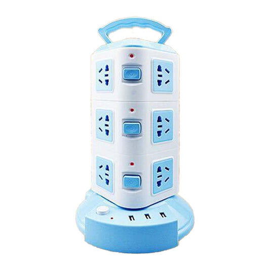 Dollcini Otthon Toronyelosztó – 12 Aljzat, 3 USB Port, 1.8m