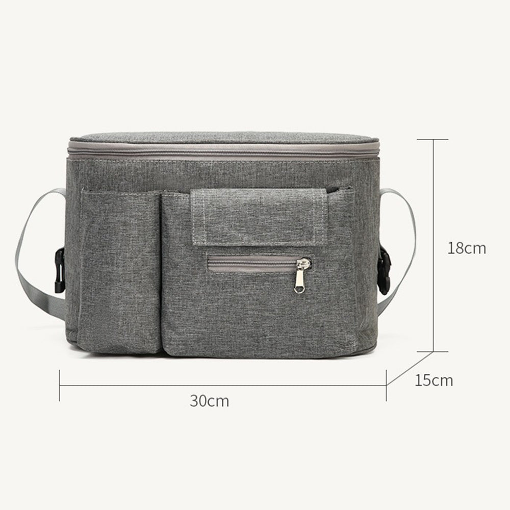 Dollcini Univerzális Babakocsi Táska – Pelenkatároló Rendszerező