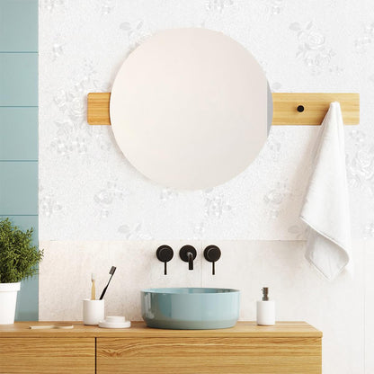 Dollcini Otthon Öntapadós Tapéta – Fehér Virágos Texturált, Dombornyomott