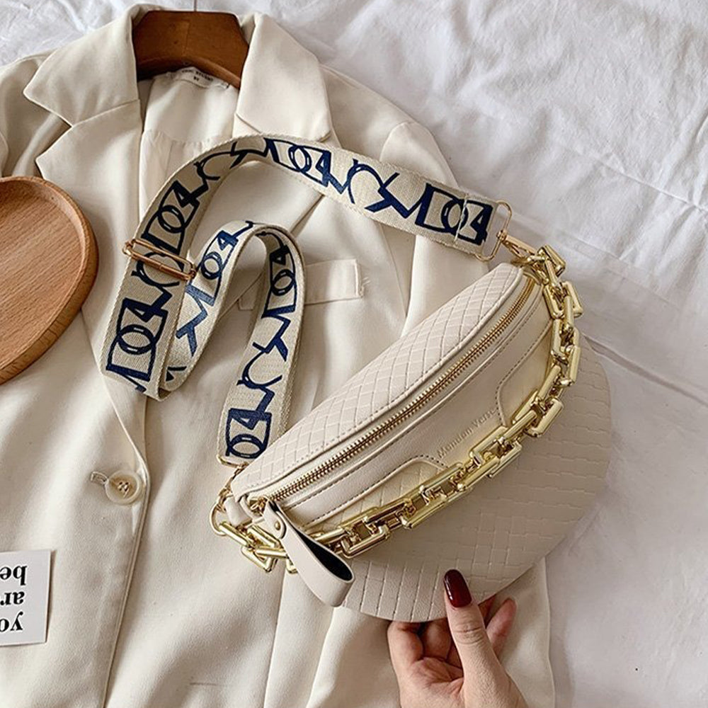 Dollcini Elegáns Női Válltáska – Műbőr, Láncos Crossbody