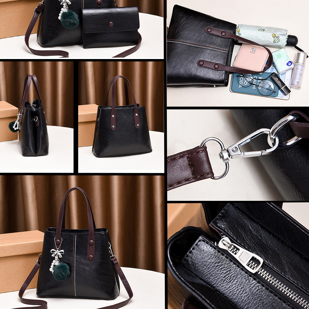 Dollcini Női Munkatáska Szett – Műbőr Kézitáska Pénztárcával