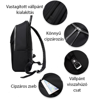 Dollcini Női Laptop Hátizsák 14”-os Laptophoz – Vízálló és Ergonomikus