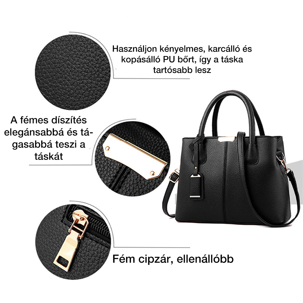 Dollcini Nagyméretű Női Kézitáska – Vízálló Műbőr Táska