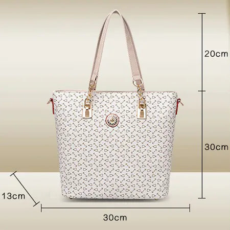 Dollcini Női Kézitáska Szett – 6 db-os Elegáns Műbőr Táska Szett